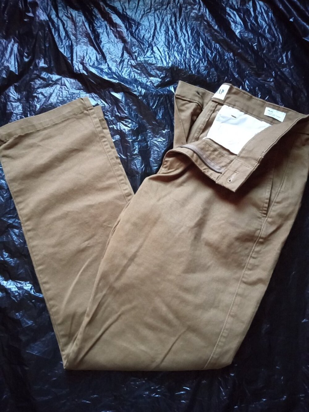 GAP Essential Straight Khaki Dark Tan Mens 29x30